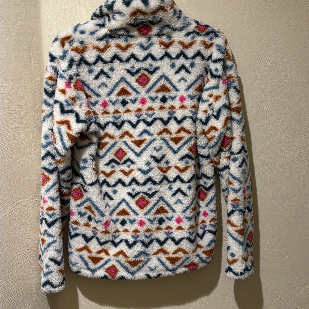 Eddie Bauer Multicolor Fleece Pullover - Picture 3 of 4